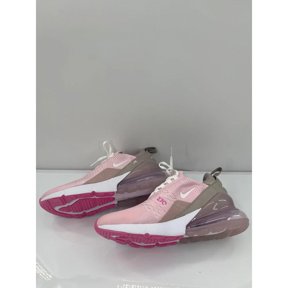 Nike Air Max 270 Kids Pink Taupe Sneakers IB4435-663 Size 7Y‎